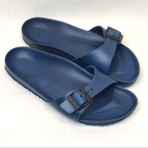 blue waterproof birkenstocks